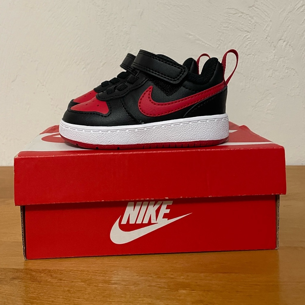 Nike Court Borough low toddler shoes